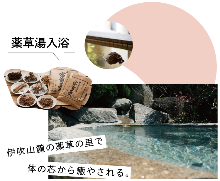薬草湯入浴