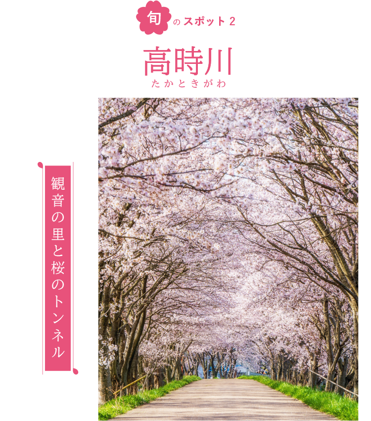 旬のスポット2 高時川