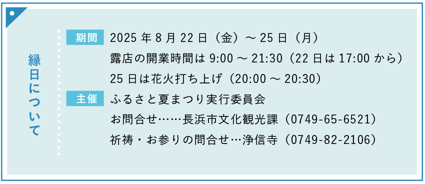 縁日について