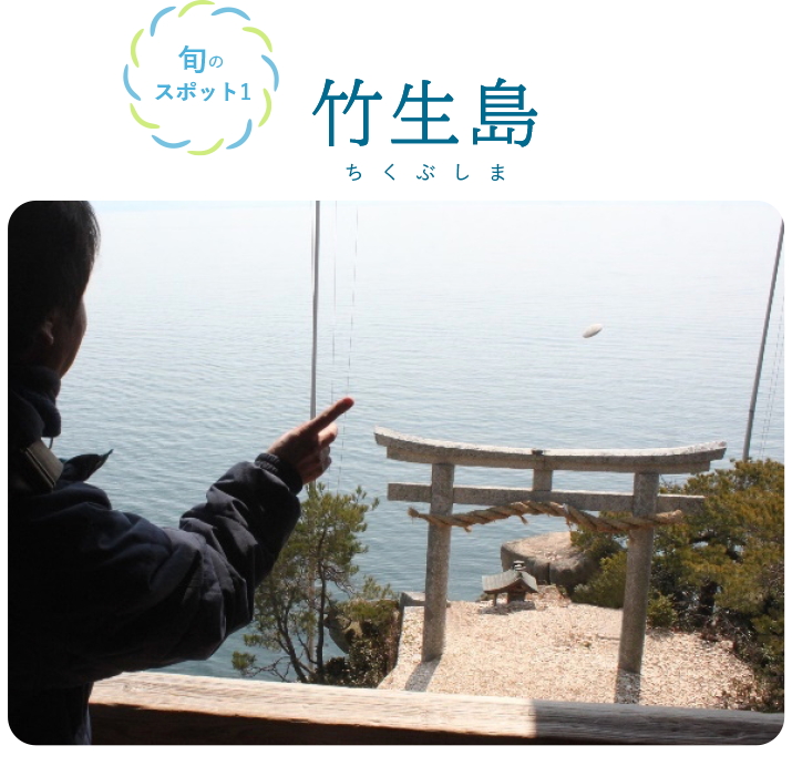 旬のスポット1 竹生島