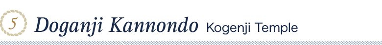 5.Doganji Kannondo Kogenji Temple