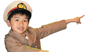 子ども駅長さん