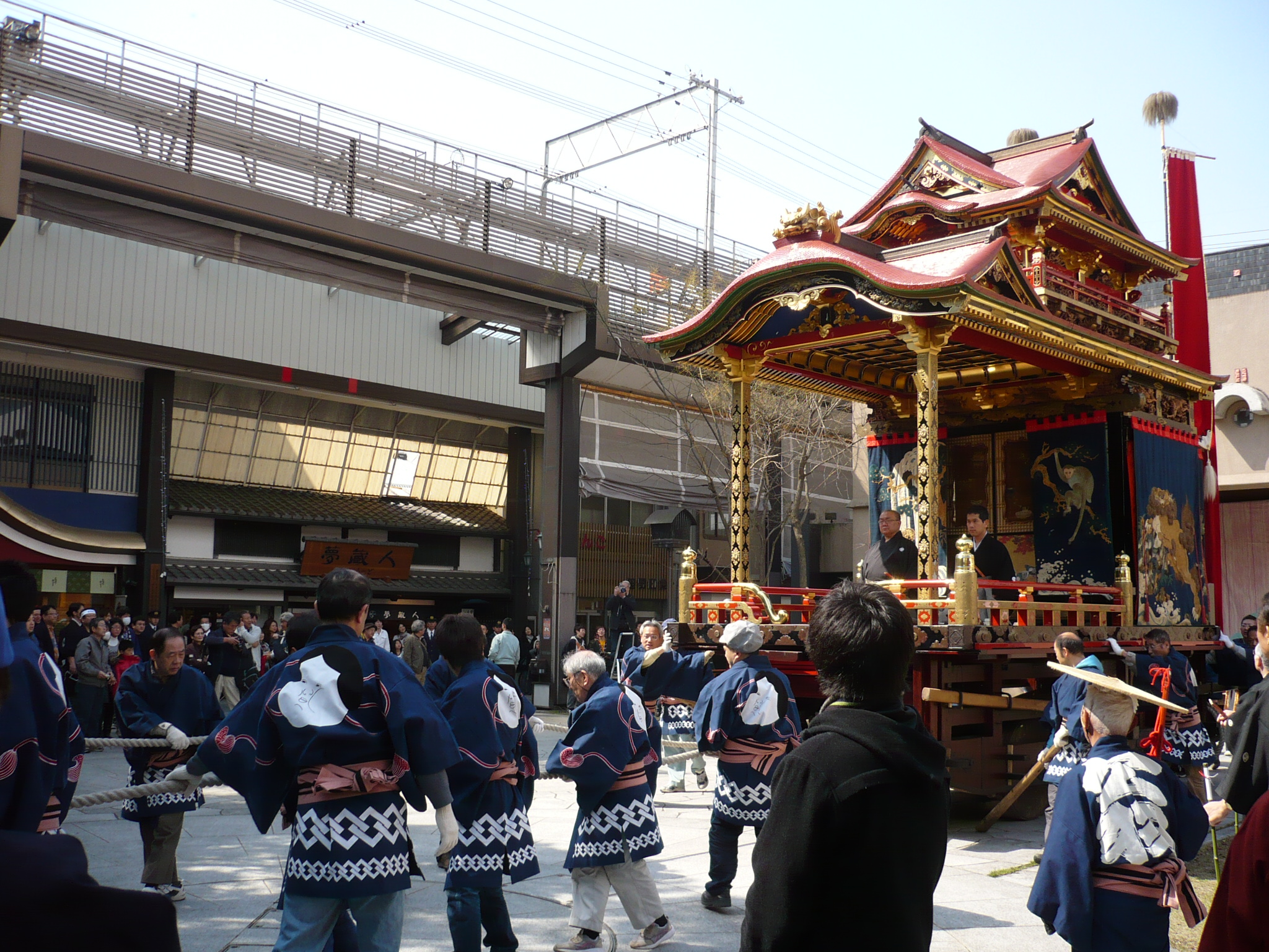 平成22年度交替式の様子・翁山①